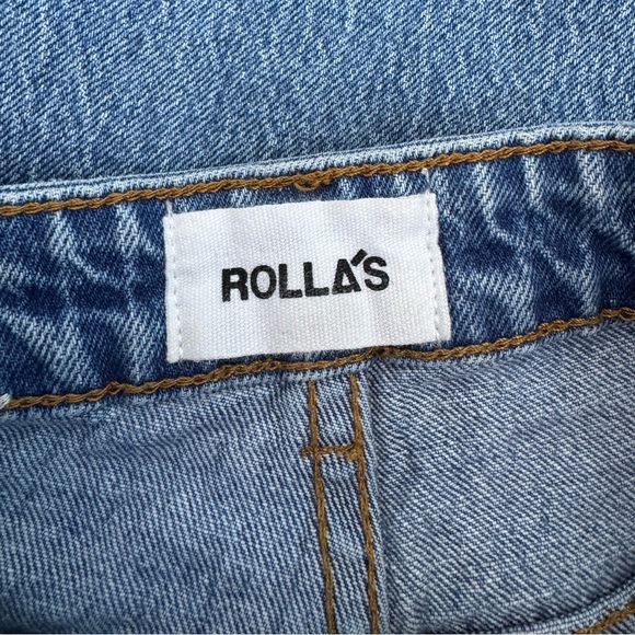 ROLLA’S x Revolve Women's Duster High Rise Slim Straight Jeans in Size 24 - Picture 12 of 14